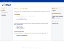 Tablet Screenshot of citadon.co.uk